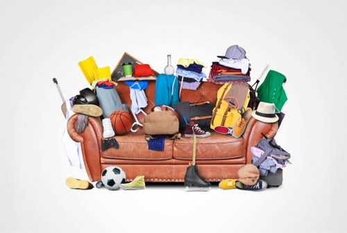 Commercial waste removal service in Queens Park office