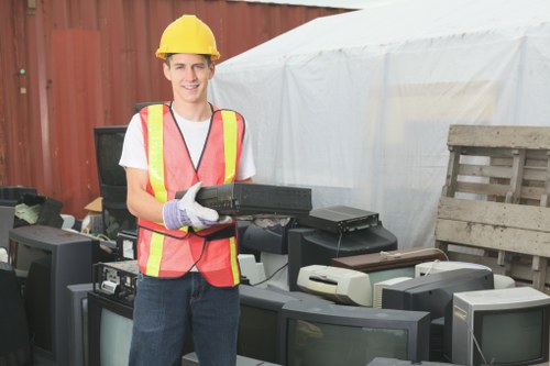 Community participating in waste management